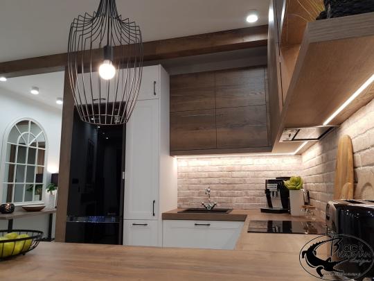 Apartament w Szczyrku - kuchnia; gotowa realizacja