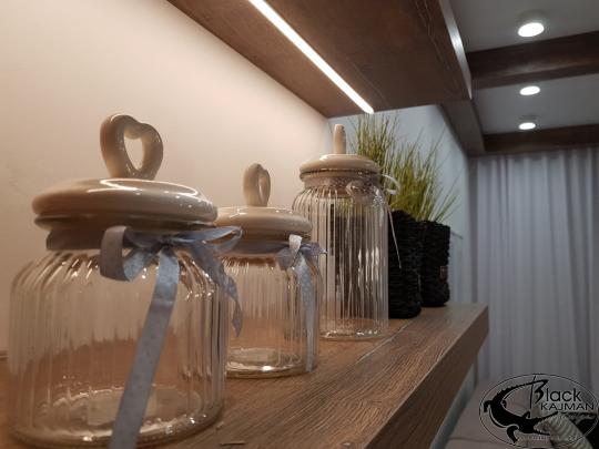 Apartament w Szczyrku - kuchnia; gotowa realizacja