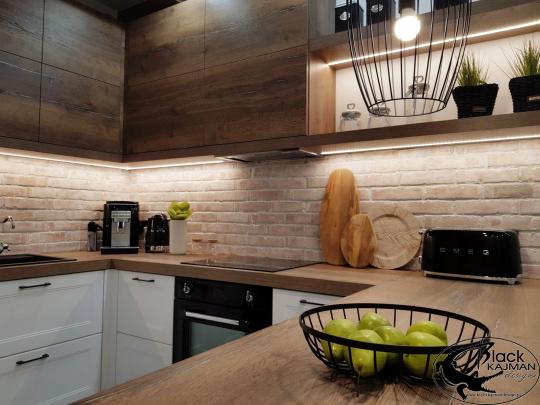 Apartament w Szczyrku - kuchnia; gotowa realizacja