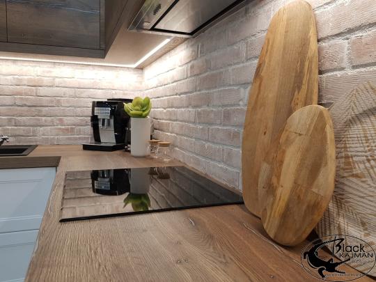 Apartament w Szczyrku - kuchnia; gotowa realizacja