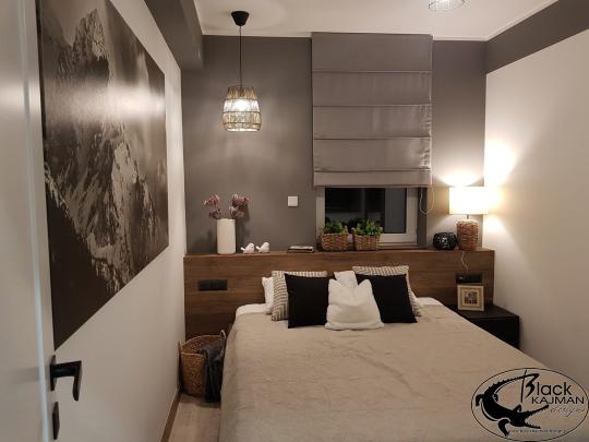 Apartament w Szczyrku - sypialnia; gotowa realizacja