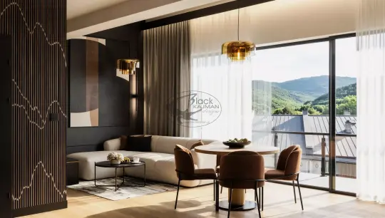 Apartament Pani Anety w Szczyrku – salon