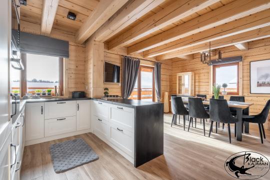 Pensjonat w Istebnej - kuchnia, wykonana realizacja; foto: Goodfoto.pl