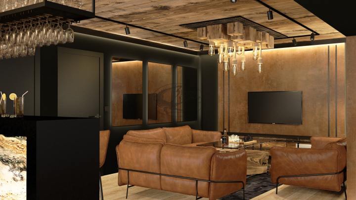 Pokój imprezowy – strefa wypoczynku