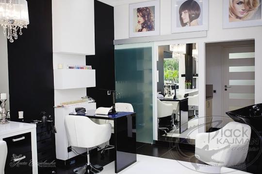 Salon fryzjerski w Mazańcowicach. Gotowa realizacja.