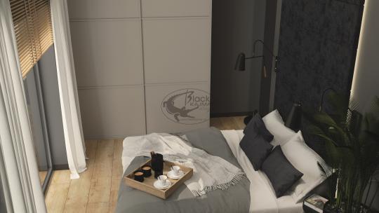 Apartament na Sarnim Stoku – sypialnia