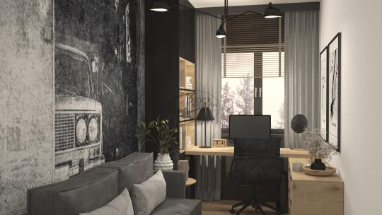 Apartament na Sarnim Stoku – gabinet