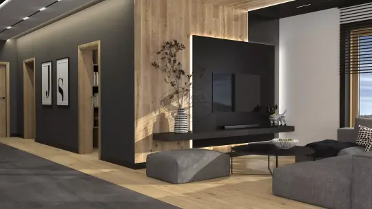 Apartament w Szczyrku – salon